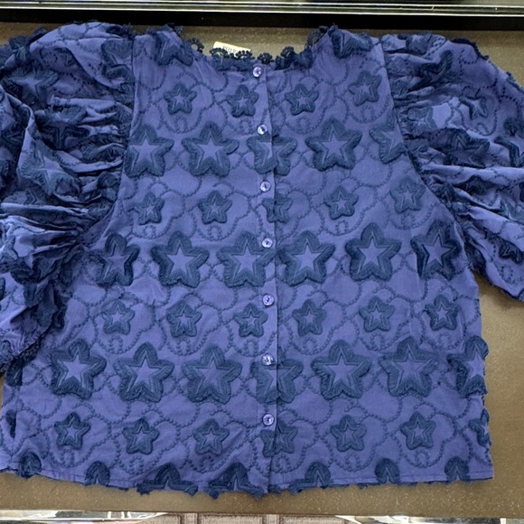 Farm Rio 3rd Star Navy Blouse - Picture 3 of 4